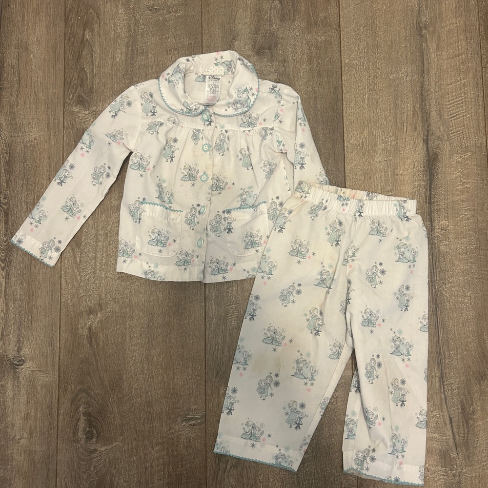 Disney Frozen Elsa & Ana Kids Pajamas Set